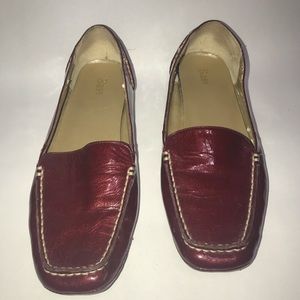 Bass Red Patent Leather Size 9.5 Loafers